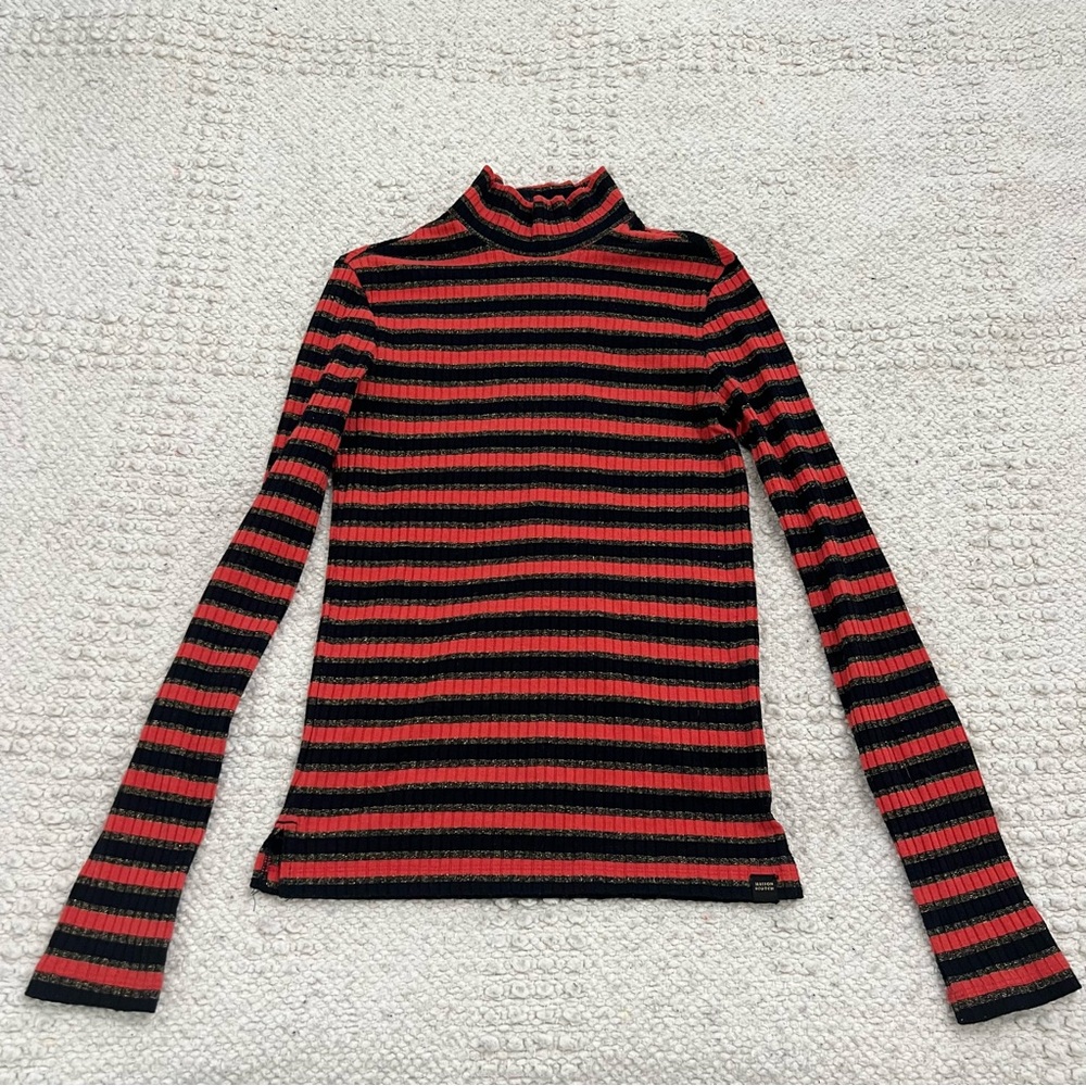 Scotch & Soda striped turtleneck